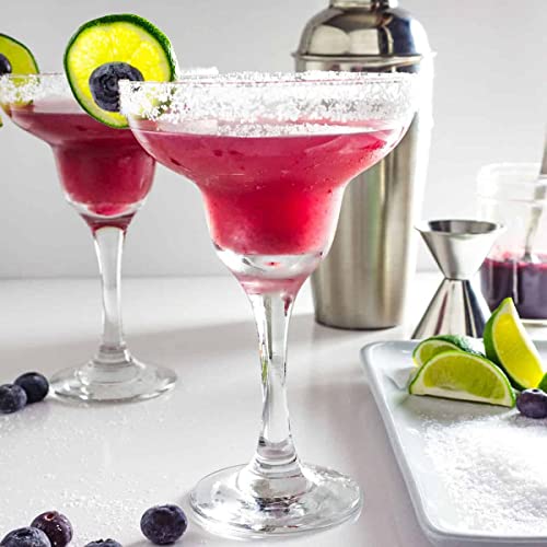 Bella Vino Set of 6 Margarita Glasses Martini Glasses, Whiskey, Gin, Tequila, Tall Cosmopolitan Glasses Bar Drinking Glasses Goblet Gift Set