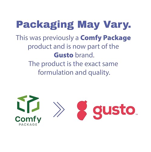 GUSTO To Go Food Containers with Lids [8 oz, 16 oz, 32 oz - 48 Count] - Deli Plastic Food Storage Containers with Lids for Meal Prep, Leftovers, and Freezer Storage - Formerly Comfy Package