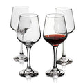 LFLYCIAL Wine Glasses Set of 4,Durable Red Wine Glasses for Bordeaux/Cabernet,Thick Resistant White Wine Glass for Housewarming,Wedding,Anniversary,15oz