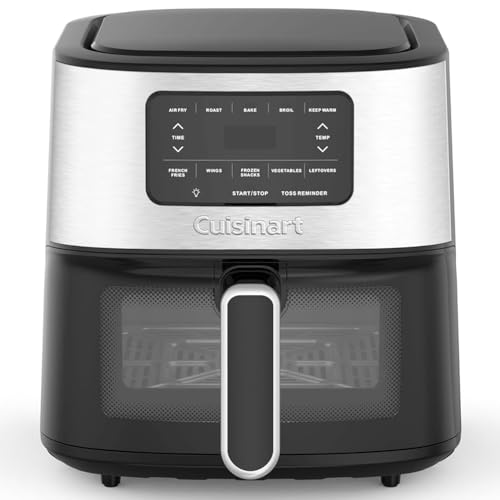 Cuisinart AIR200 Air Fryer Oven 6-Qt Basket Air Fryer Stainless Steel Bundle with 2 YR CPS Enhanced Protection Pack