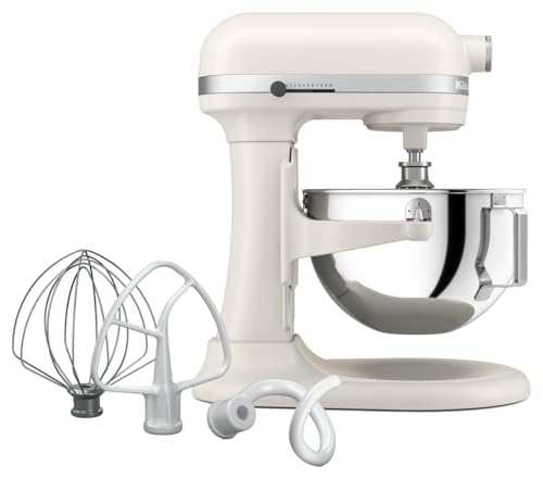 KitchenAid 5.5 Quart Bowl-Lift Stand Mixer with 11 Speeds, KSM55SXXX, Porcelain White