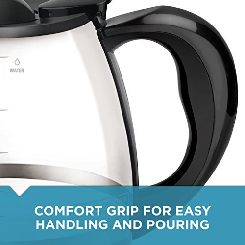 Black+Decker GC3100B TC1200B 12-Cup Replacement Carafe, Black Handle
