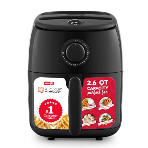 Dash Tasti-Crisp Air Fryer, AirCrisp Technology, Compact Design with Adjustable Temperature