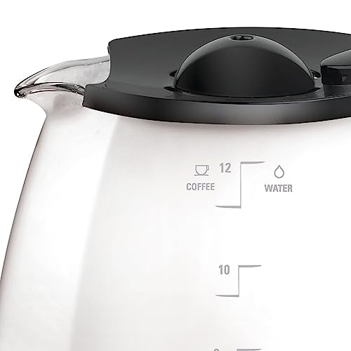 Black+Decker GC3100B TC1200B 12-Cup Replacement Carafe, Black Handle