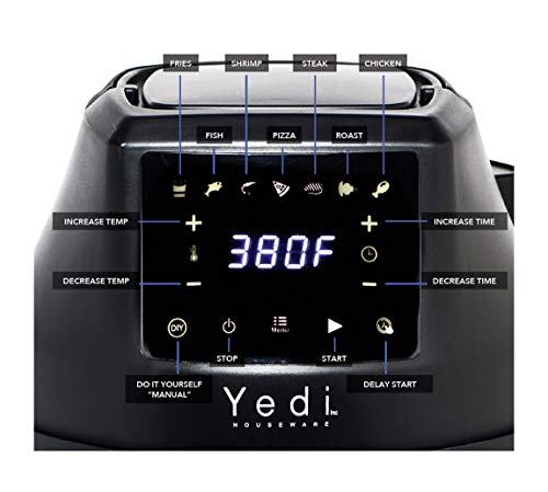 Yedi Capital Air Fryer Lid and Dehydrator, 7 Presets, DIY Function, and Delay Start Function