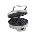 Cuisinart Belgian Waffle Maker, Round Waffle Iron, 6 Setting Adjustable Browning, Audible Alert, Nonstick Plates, WAF-200NAS