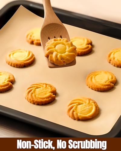 140 Parchment Paper Sheets 9x13 Inch | Precut Unbleached Baking Paper Sheets for Oven, Air Fryer, Cookies, Bread, Pizza | Non-Stick, Greaseproof Liners | Natural Brown Parchment for Baking