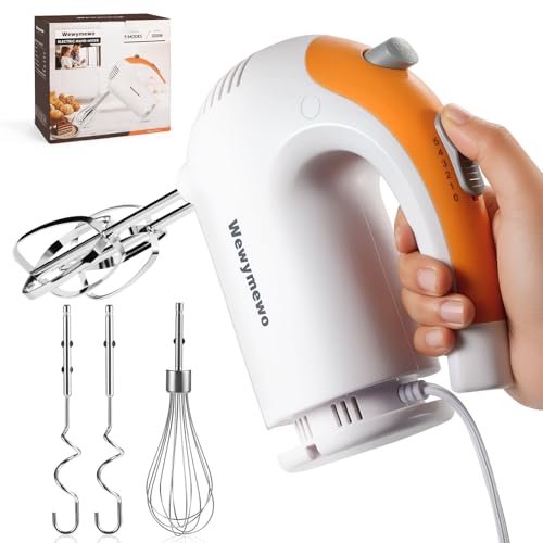 5-Speed 300W Hand Mixer Electric – Powerful Compact for Baking