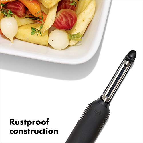 OXO Good Grips Swivel Vegetable Peeler with Soft Comfortable Handle - Black