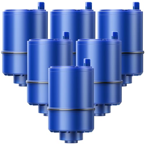 6 Pack Water Filter Replacement Compatible with All PUR, PURPLUS Faucet Filtrat-ion Systems, RF-9999 Faucet Water