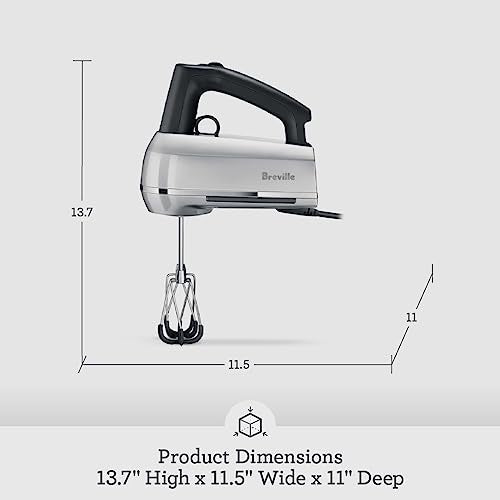 Breville BHM800SIL Handy Mixer for Baking, Silver