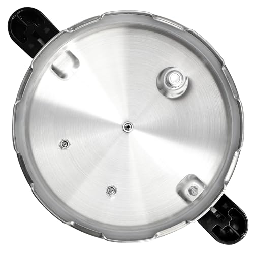 MegaChef 24 Quart Large Capacity Aluminum Stovetop Pressure Cooker for Induction and Gas Stove-Tops