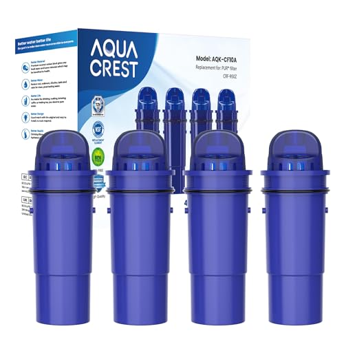 AQUA CREST CF10A Water Filter Replacement for Pur Plus Pitcher Water Filter, CRF950Z, PPF951K, PPF900Z, PPT700