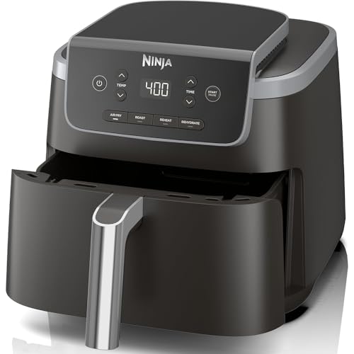 Ninja AF141 Air Fryer Pro 4in1 5QT Air Crisp Technology Nonstick Basket (Renewed) Bundle with 2 YR CPS Enhanced Protection Pack