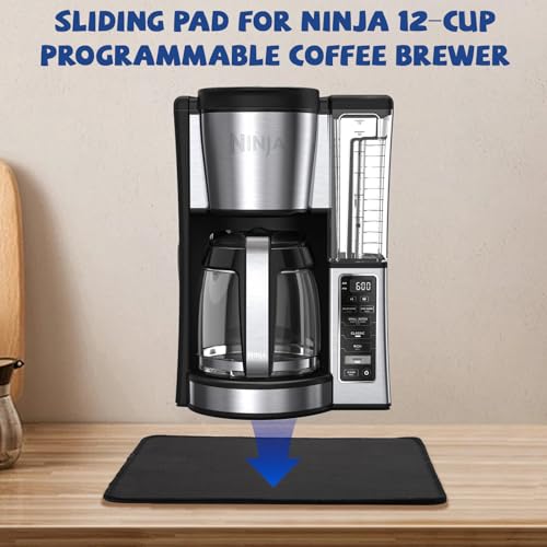 Sliding Pad for Ninja Drip Coffee Maker (13.77"×9.8")- (Pat for Ninja 12-Cup Programmable Coffee Brewer)