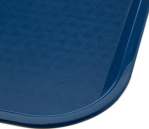 Carlisle FoodService Products Café Cafeteria Tray, Fast Food Tray for Restaurant or Commercial Use, 14" x 18", 1 Count, Blue