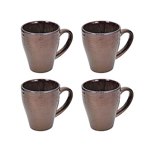 Mikasa Gourmet Basics Verona 16-Piece Stoneware Dinnerware Set, Service for 4, Includes Dinner Plates, Salad Plates, Soup Bowls and Mugs, Dishwasher and Microwave Safe
