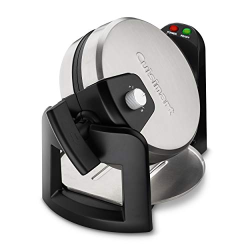 Cuisinart Round Flip Belgian Waffle Maker, 1" thick Belgian-style Waffle, WAF-F30NAS