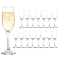 HAKEEMI Elegant Champagne Flutes Set of 16 Champagne Glasses for Wedding or Christmas, 6 oz Ideal for Sparkling Wine - Dishwasher Safe