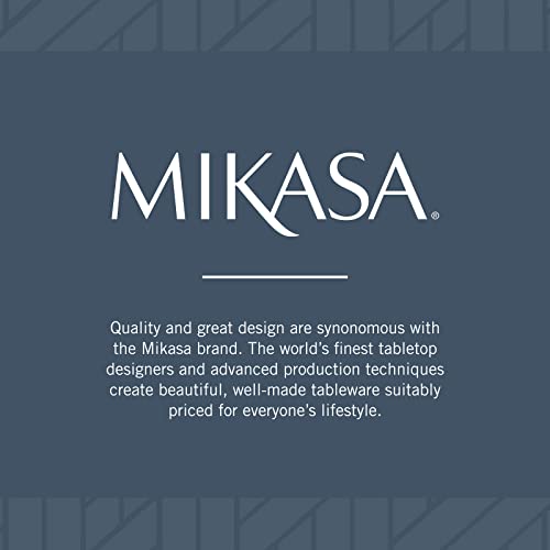 Mikasa Delray 40-Piece Bone China Dinnerware Set, White Round Dishes for 8 - Dinner Plates, Salad Plates, Cereal Bowls, Fruit Bowls and Mugs