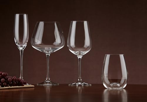 Lenox Tuscany Classics Stemless Glass Set, Buy 4 Get 6, 2.6 LB, Clear