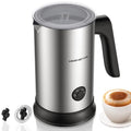 Keenstar Electric Milk Frother, Automatic 4-in-1 Milk Steamer Warm or Cold Foam Maker for Latte, Cappuccino, Stainless Steel Milk Warmer with Temperature Controls