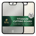 ROYAL CRAFT WOOD Bamboo Cutting Board with Juice Groove - Kitchen Chopping Board for Meat Cheese and Vegetables, Heavy Duty Serving Tray