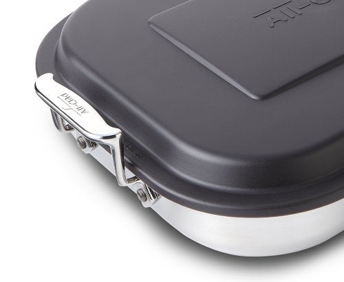 All-Clad Specialty Stainless Steel Lasagna Pan 12x15x2.75 Inch Induction Oven Broiler Safe 600F Frozen Lasagna, Pots and Pans, Cookware Silver