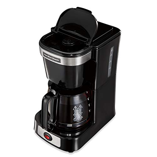 4 Cup Coffeemaker-Black w/Glass Carafe