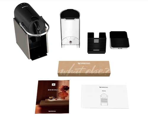 Nespresso Pixie Original Espresso Machine by Breville, Titan
