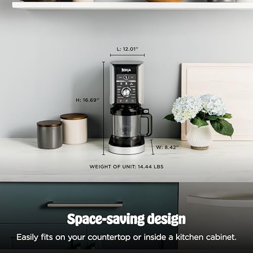 Ninja CREAMi Deluxe Ice Cream Maker | 11-in-1 Create Frozen Desserts, Sorbet, Milkshakes, Yogurt & More | Includes 2 Dishwasher Safe XL 24 Oz. Tubs with storage lids | Silver | NC501