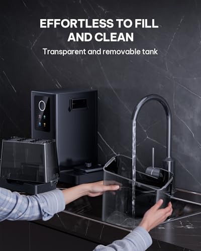 Silonn Nugget Ice Maker Countertop with APP & Voice Control, Self Cleaning Ice Machine with 3L Large Water Tank, 40 lbs/24H Soft Chewable Ice, Portable Pebble Ice Maker for Home, Kitchen and Party