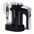 Electric Hand Mixer, Handheld Mixer with LCD Display and Storage Base