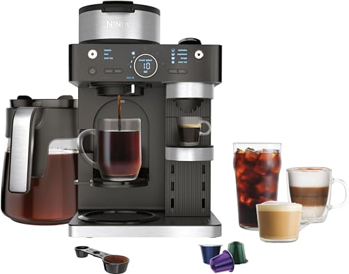 Ninja (Refurbished) CFN602 Espresso & Coffee Barista System with Ristretto Function, Single-Serve