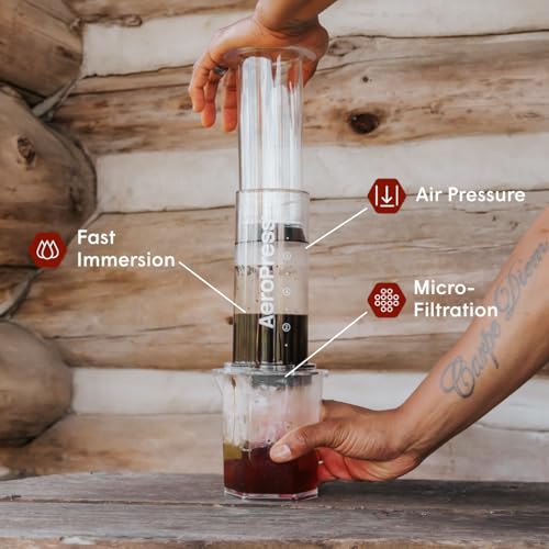 AeroPress XL 316 Stainless Steel Reusable Filter, Durable Metal Coffee Filter, Sustainable, Eco-Friendly, Travel-Friendly, Fits XL Size AeroPress Manual Coffee Makers