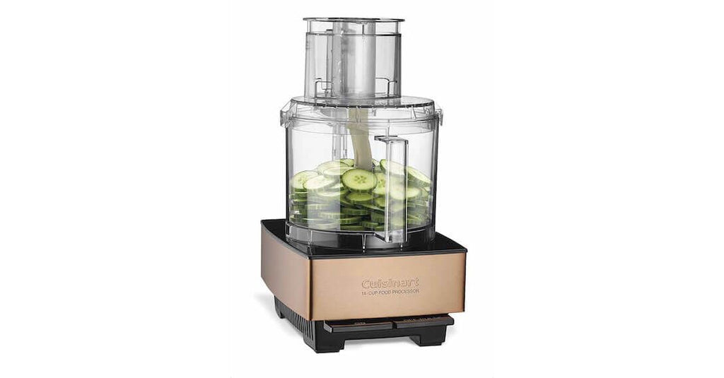 Cuisinart Food Processor 14-Cup Vegetable Chopper for Mincing, Dicing, Shredding, Puree & Kneading Dough, Copper, DFP-14CPY