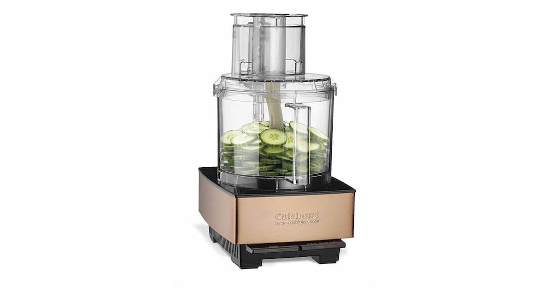 Cuisinart Food Processor 14-Cup Vegetable Chopper for Mincing, Dicing, Shredding, Puree & Kneading Dough, Copper, DFP-14CPY