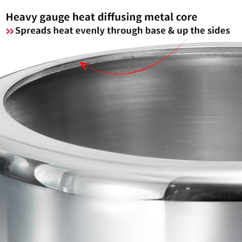 HAWKINS Triply Stainless Steel Pressure Cooker, Inner Lid Induction Cooker, (HSST15) 1.5 litres Silver