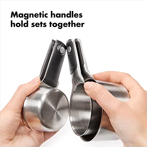 OXO Good Grips Stainless Steel Measuring Cups and Spoons 8-Piece Set