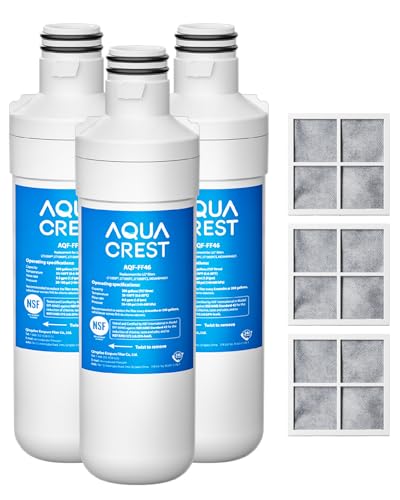 AQUA CREST LT1000PC ADQ747935 Replacement for LG LT1000P/PC/PCS ThinQ Refrigerator Water Filter, LMXS28626S