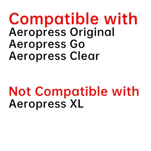 3Pack Reusable Filters Compatible with Aeropress Coffee Maker, 316 Stainless Steel 0.2mm Ultra-Thin Coffee Filters
