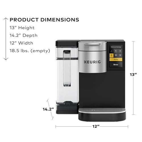 Keurig K-2550 Medium Business Single Serve Coffee Maker, 110 oz Water Reservoir, Silver/Black