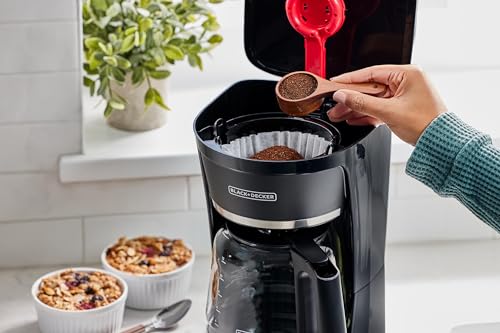 BLACK+DECKER 12-Cup* Programmable Coffeemaker, Black
