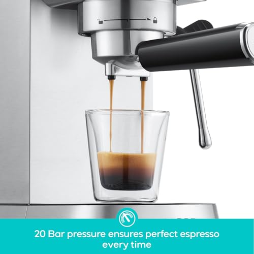 CASABREWS CM5418 Compact Espresso Machine with Milk Frothing Steam Wand