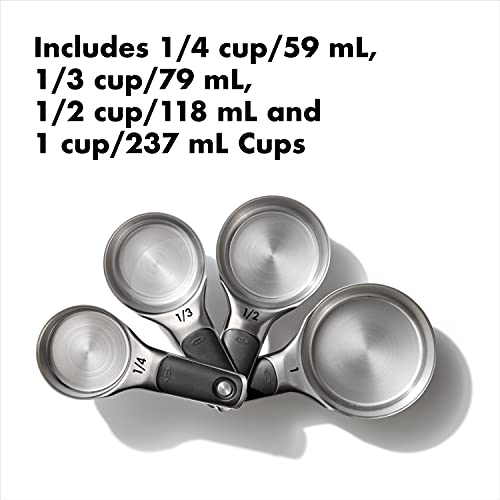OXO Good Grips Stainless Steel Measuring Cups and Spoons 8-Piece Set