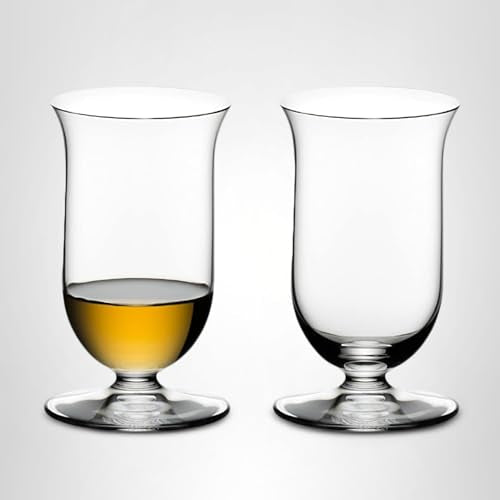 Riedel Vinum Single Malt Whisky Glasses, Dishwasher Safe, Set of 2 6416/80