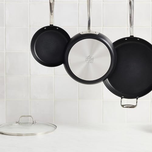All-Clad HA1 Expert Cookware, Nonstick 2 Piece Fry Set with Lids, 10 & 12 inch