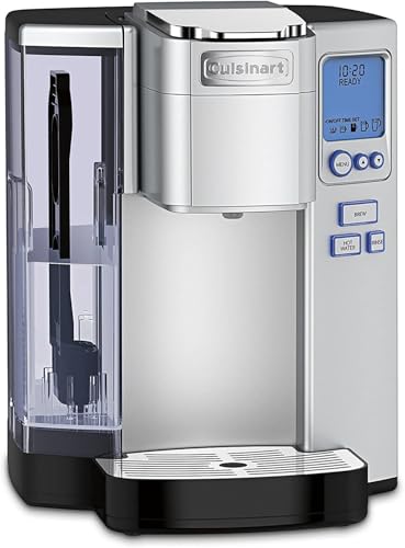 Cuisinart Coffee Maker, Single Serve 72-Ounce Reservoir Pod Coffee Machine, Programmable Brewing & Hot Water