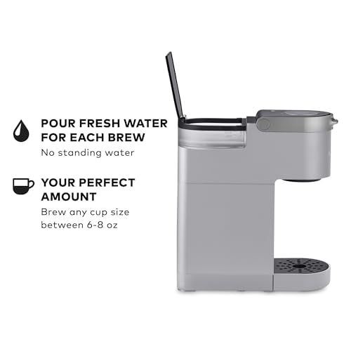 Keurig K-Suite Premium In-Room Hospitality Coffee Maker, Single Cup, Silver/Black