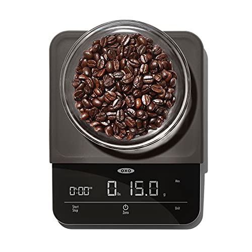 OXO Brew 6 Lb. Precision Coffee Scale with Timer, Black